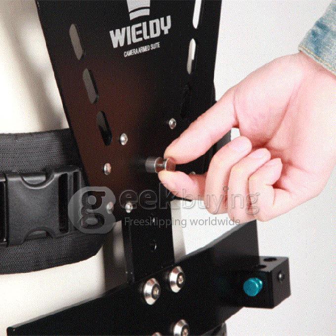 Wieldy HD2600 1-7.5kg Steadicam I Vest + Dual Arm Systems + Handheld Stabilizer for Video Camera DSLR