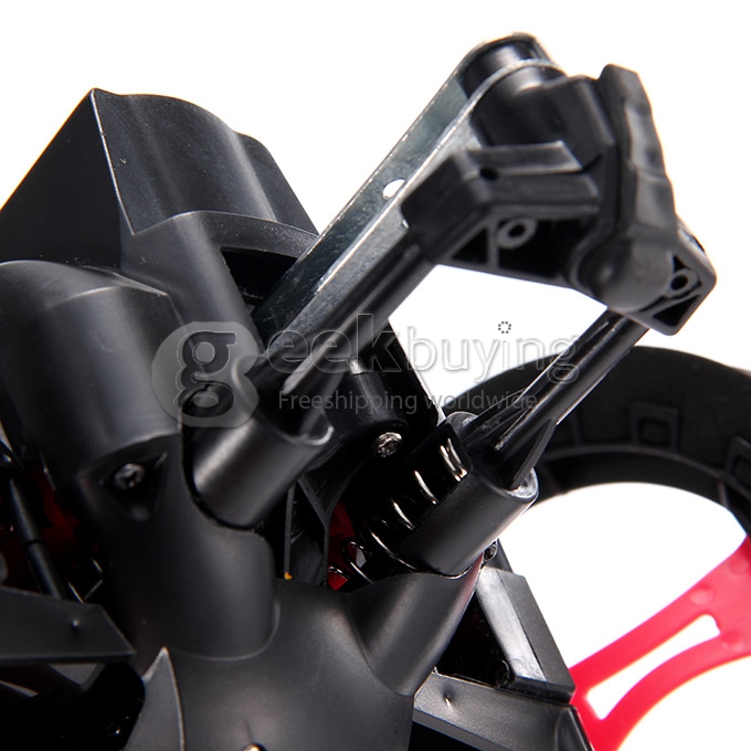 Super Cool Bounce Car BeastRoller MiniDrone RC Robot 2.4G 8 Channels Mini Drone Jump 80cm - Black
