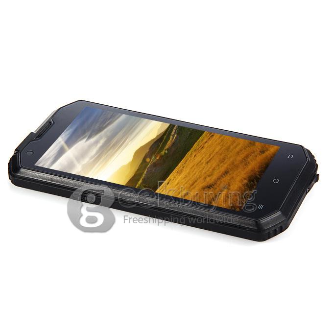 NO.1 X-men X2 4G LTE IP68 5.5inch Rugged Phone Waterproof Android 4.4 1GB 8GB Qualcomm MSM8916 Quad Core 8.0MP - Black