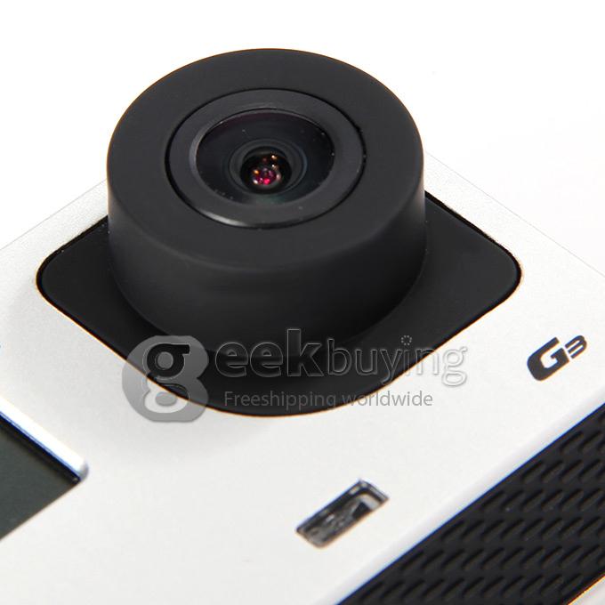 FPV factory G3 HD Arieal Camera LCD Display Action Sport Camera - Silver