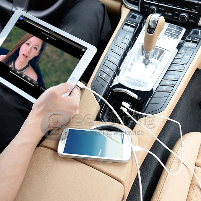 ORICO UCA-2U 20W 2 Port Smart USB Car Charger for iPhone iPad Android Phones Tab - Black