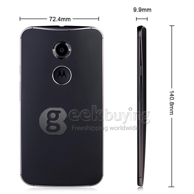 Motorola Moto X 4G LTE Android 5.0 5.2 Inch AMOLED FHD Smartphone 2GB 16GB Snapdragon 801 2.5GHz 13.0MP - Black