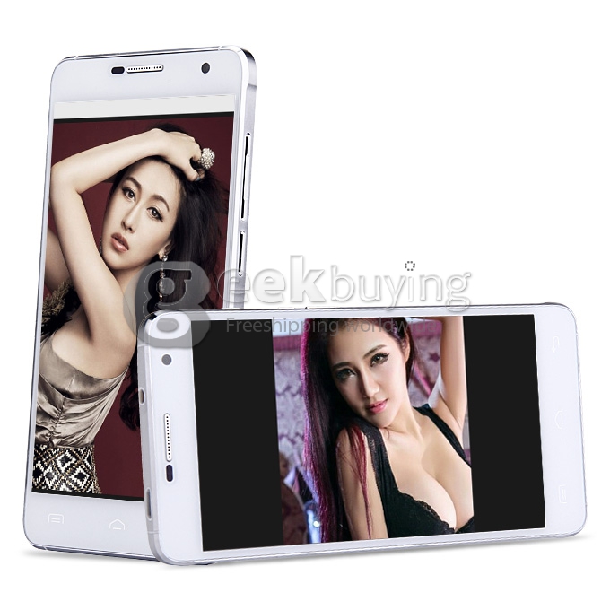 DOOGEE DG750 IRON BONE 4.7 Inch Android 4.4 Smartphone MTK6592 Octa Core 1GB RAM 8GB ROM 8.0MP 3G/GPS - White