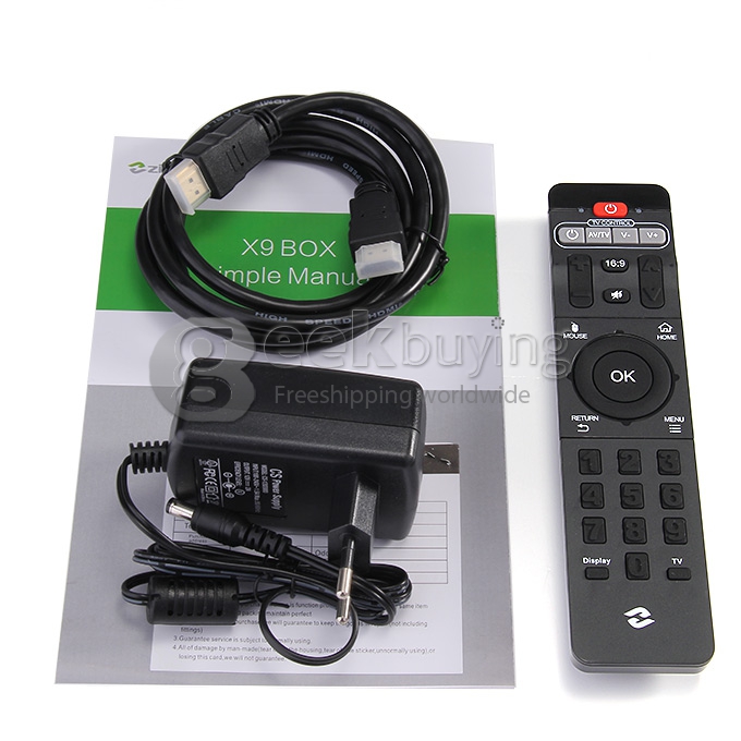 [Spain Stock]ZIDOO X9 Quad Core Smart XBMC KODI 4K TV BOX MSTAR HDMI-in Recorder Android OS 2G/8G 4K H.265 Player Dolby DTS w/ USB3.0 2G/5G WiFi BT