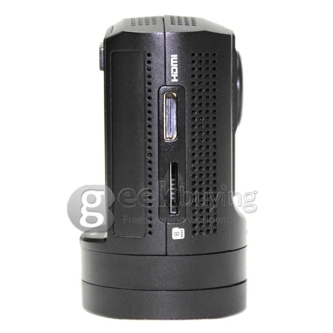 Mini 0806 1296P Ambarella A7LA50 Support 256G Car DVR Camera Video Recorder G-sensor Night Vision - Black