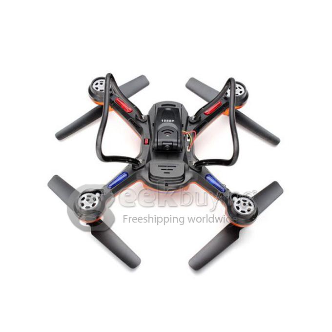 JJRC H12C Headless Mode 2.4GHz 4CH RC Quadcopter 6 Axis Gyroscope 360 Degree Stumbling RTF UFO without Camera - Golden