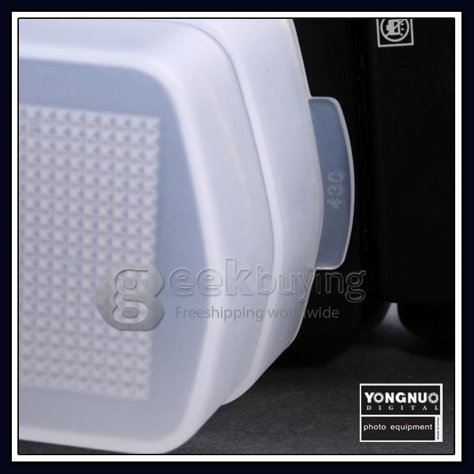 Flash Diffuser for Canon 580EX II / YongNuo YN565 / YN560 Speedlight - White