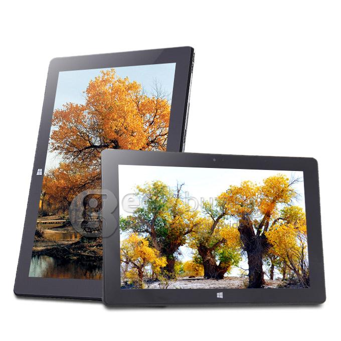 PIPO W3F 10.1 Inch Dual Boot Windows10 & Android4.4 Tablet PC 2GB/32GB Intel Z3735F Quad Core 1.83GHz IPS 1920*1200 HDMI Bluetooth WiFi - Black