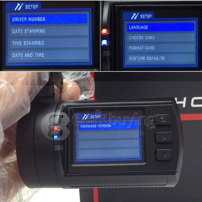 Mini 0806 1296P Ambarella A7LA50 Support 256G Car DVR Camera Video Recorder G-sensor Night Vision - Black