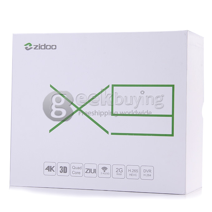 ZIDOO X9 Quad Core Smart XBMC KODI 4K TV BOX MSTAR HDMI-in Recorder Android OS 2G/8G 4K H.265 Player Dolby DTS w/ USB3.0 2G/5G WiFi BT