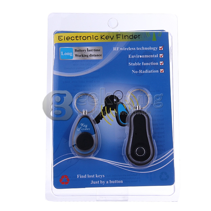 New RF Wireless Electronic Key Finder Anti-lost Alarm Reminder 1 Transmitter 1 Receiver