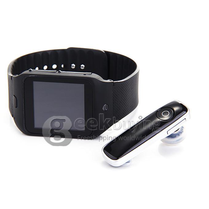 Atongm W003 Smart Watch Phone 1.44 Inch Touch Screen Bluetooth Camera FM - Black