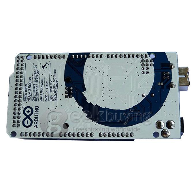 Mega 2560 R3 ATmega2560-16AU Board + USB Cable for Arduino - Black + Blue