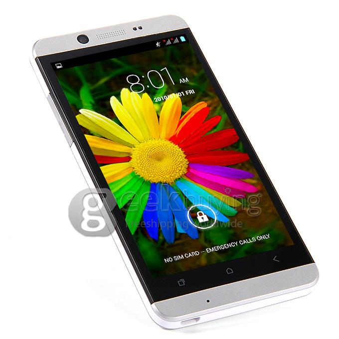 DTC GT17 4.7Inch 1280x720 MTK6582 Quad Core 1.3GHz Smartphone 1G+8G 8.0MP Camera Android 4.2 HD Screen - White