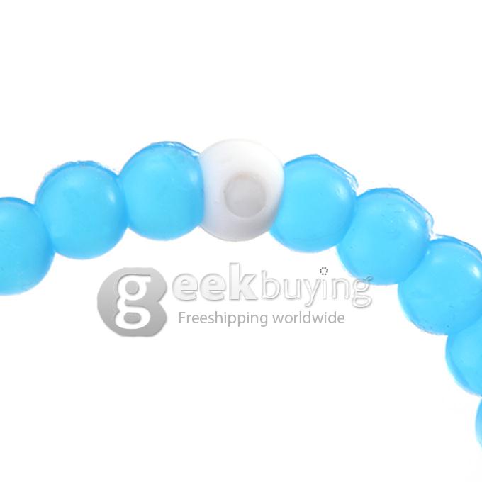 Lokai Crystal Style Lucky Bracelets Bead Mud from Dead Sea & Water from MT Everest - Blue