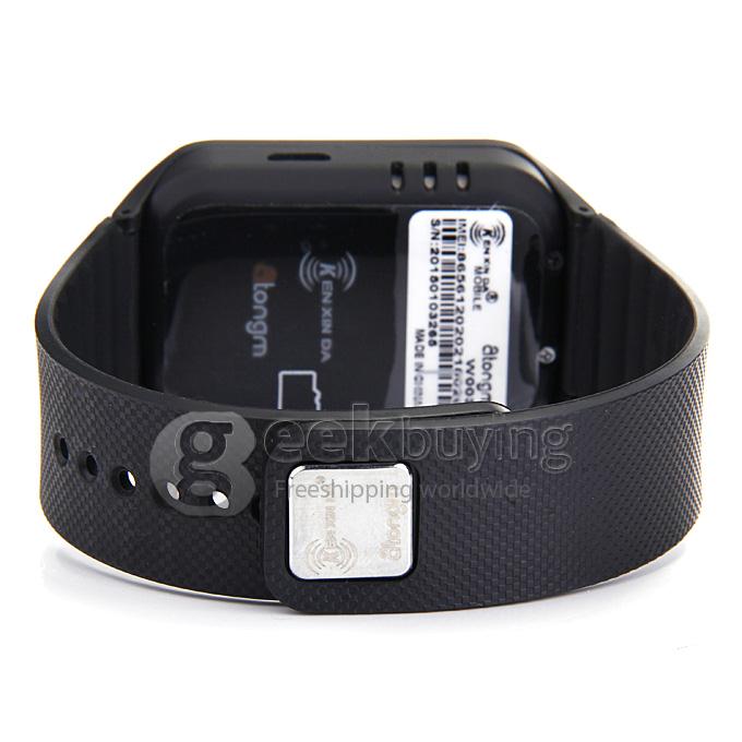 Atongm W003 Smart Watch Phone 1.44 Inch Touch Screen Bluetooth Camera FM - Black