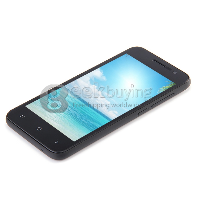 [Spain Stock] VKworld VK2015 QHD 4.5 Inch Android 5.0 OS MTK6582 Quad Core 1.3GHz Smartphone 1GB RAM 8GB ROM 8.0MP 3G/GPS IPS Screen + View Style Flip Cover Protective Case - Black