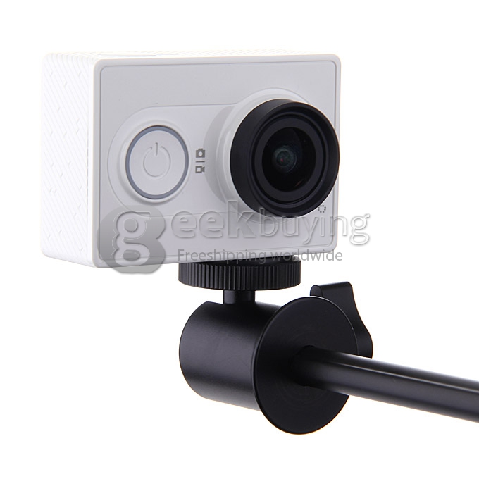 [Spain Stock] Xiaomi Yi Action Camera WiFi 16MP 1080P 60FPS Ambarella A7LS 155 Degree Wide Lens Bluetooth 40M Diving AV Out with Monopod - White (Travel)