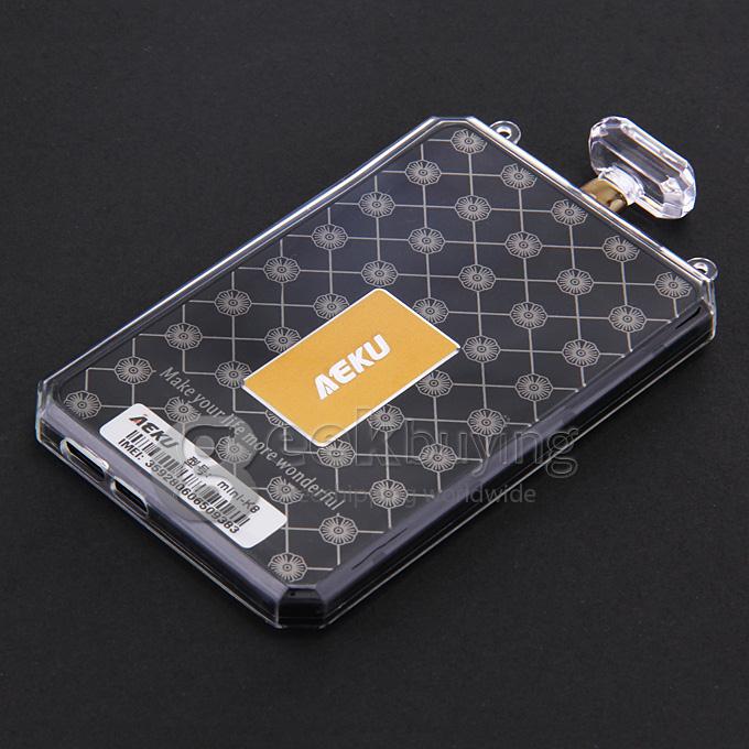AEKU K8 4GB Memory Ultra Thin Slim 1.0 inch MTK Single Core Mini Pocket Card Cell Phones Bluetooth - Black