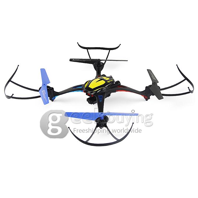 NIHUI TOYS U807 2.4GHz 6 Axis Gyro RC Quadcopter 360 Degree Rotation RTF Headless Mode with 2.0 MP Camera - Black