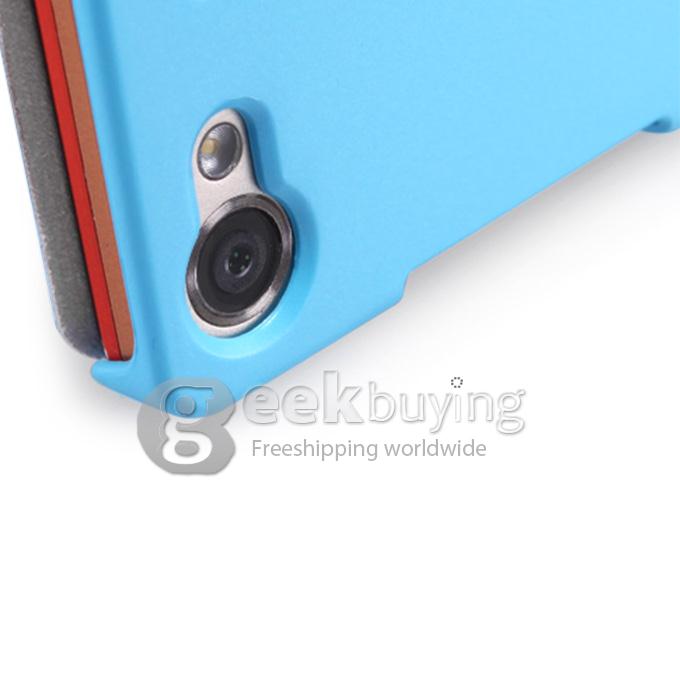 [HK Stock]Nillkin Fresh Series PolyCarbonate Flip Stand Leather Case for Lenovo VIBE X2 - Blue