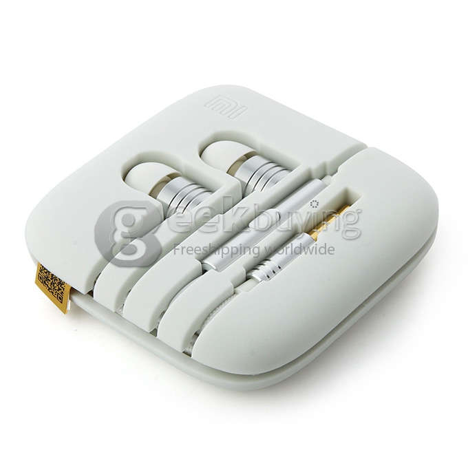 Original Xiaomi Smartphone Piston 2 II In-Ear Earphones Wire Control Mic for iPhone iPod Android - Silver