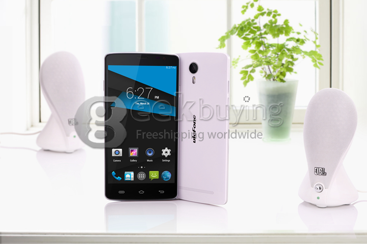 Ulefone Be Pure 5.0 Inch Android 4.4 1GB 8GB Smartphone MTK6592M Octa Core 1.4GHz 13.0MP 3G/GPS Gesture Wake- White