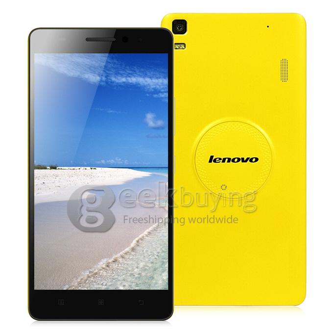 Lenovo Lemo K3 NOTE Angelic Voice 5.5inch 4G LTE Android 5.0 2GB 16GB 64bit MTK6752 Octa Core 1.7GHz Smartphone FHD-Yellow