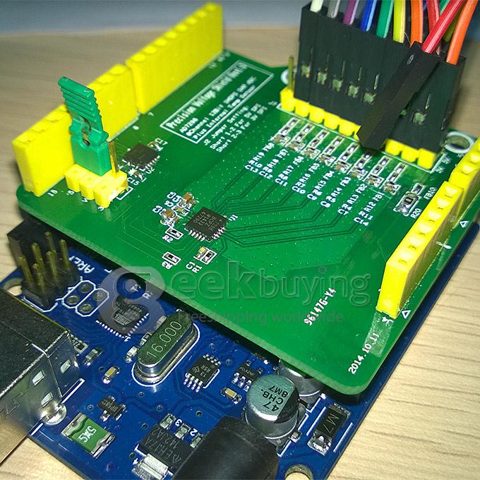 Arduino Precision Voltage Shield(PVS) AD7298 12-bit 8-channel ADC for ...