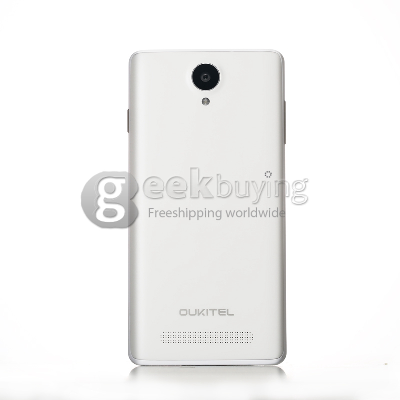 OUKITEL Original Pure 5.0Inch Android 5.0 MTK6582 Quad Core 1.3GHz SmartPhone 1GB+8GB 8.0MP 3G/GPS IPS QHD Screen -White