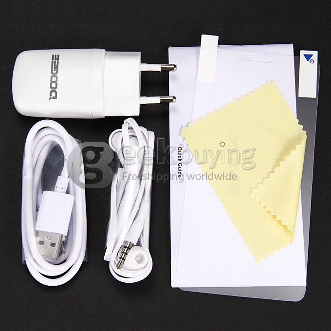 DOOGEE DG750 IRON BONE 4.7 Inch Android 4.4 Smartphone MTK6592 Octa Core 1GB RAM 8GB ROM 8.0MP 3G/GPS - White