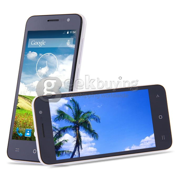 [Spain Stock] VKworld VK2015 QHD 4.5 Inch Android 5.0 OS MTK6582 Quad Core 1.3GHz Smartphone 1GB RAM 8GB ROM 8.0MP 3G/GPS IPS Screen - White