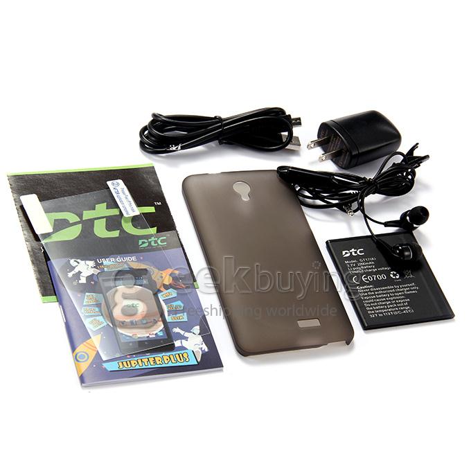 DTC GT17 4.7Inch 1280x720 MTK6582 Quad Core 1.3GHz Smartphone 1G+8G 8.0MP Camera Android 4.2 HD Screen - White