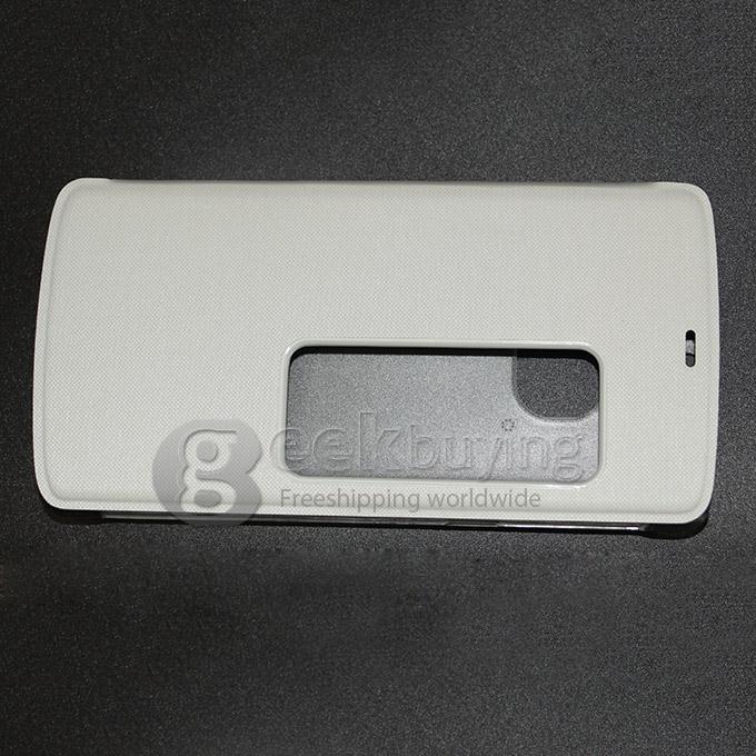 Original View Style Flip Cover Protective Case for Kingzone Z1 4G Smartphone - White
