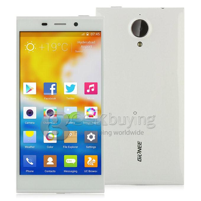 GIONEE ELIFE E7 5.5 Inch FHD LTPS 3GB RAM 16.0MP Smartphone Snapdragon 800 Quad Core 2.2GHz Android 4.2 32GB ROM - White