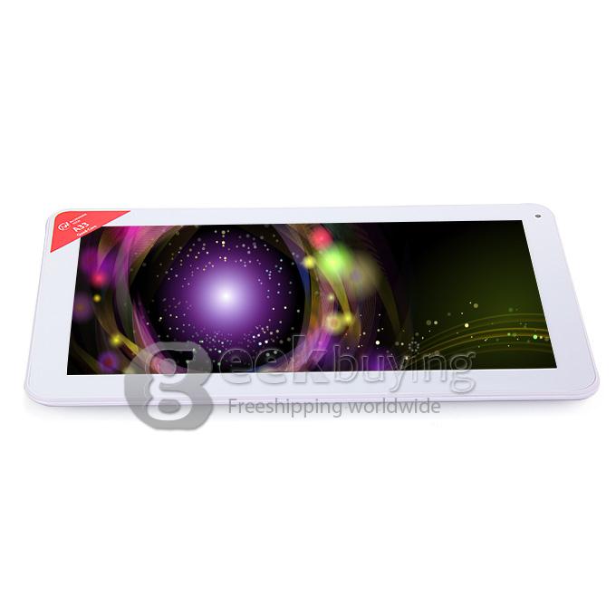V11 10.1 Inch Android 4.4 OS Allwinner A33 Quad Core 1.5GHZ 1G/8G BT WIFI Dual Cameras with Flash Tablet PC - White