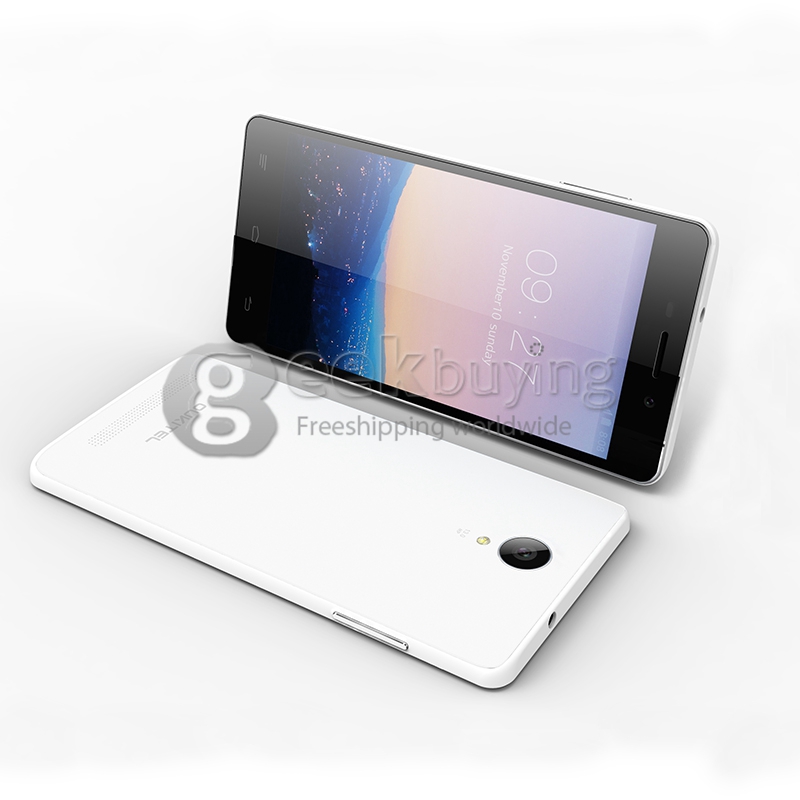 OUKITEL Original Pure 5.0Inch Android 5.0 MTK6582 Quad Core 1.3GHz SmartPhone 1GB+8GB 8.0MP 3G/GPS IPS QHD Screen -White
