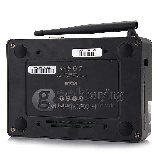 MeLE PCG03 Intel Mini PC Windows 8.1 OS Atom Z3735F 2GB RAM 32GB ROM 1080P DTS VGA WiFi Bluetooth - Black