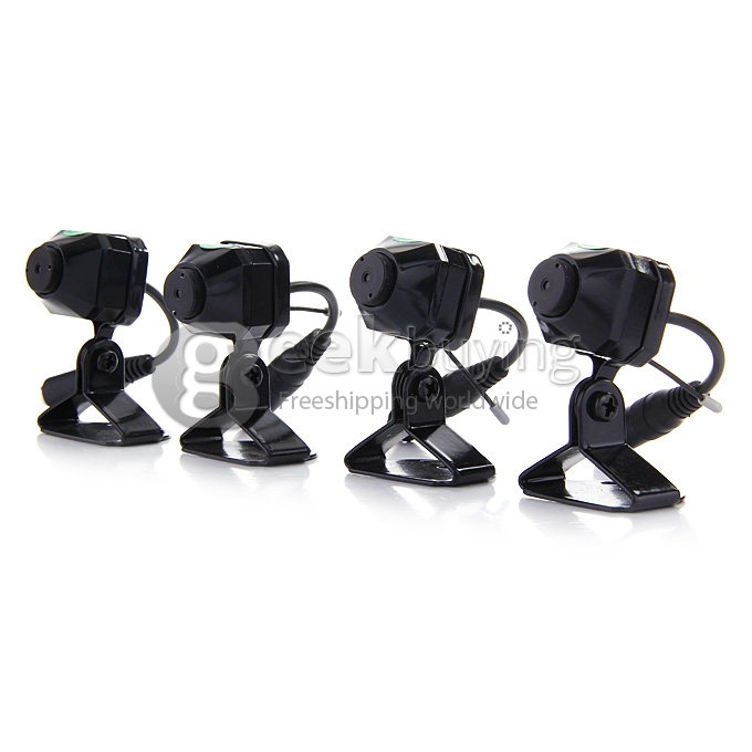 2.4GHz 4-CH Wireless Fish-eye CCTV Security Camera Surveillance KIT