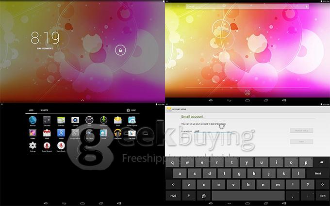PIPO W3F 10.1 Inch Dual Boot Windows10 & Android4.4 Tablet PC 2GB/32GB Intel Z3735F Quad Core 1.83GHz IPS 1920*1200 HDMI Bluetooth WiFi - Black