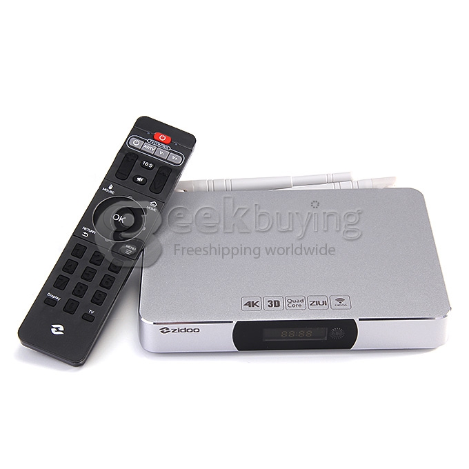 [Spain Stock]ZIDOO X9 Quad Core Smart XBMC KODI 4K TV BOX MSTAR HDMI-in Recorder Android OS 2G/8G 4K H.265 Player Dolby DTS w/ USB3.0 2G/5G WiFi BT