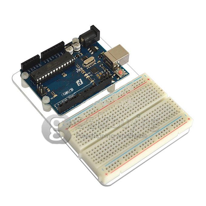 KEYES OR0199 Universal Acrylic Board for Arduino UNO R3 - Transparent