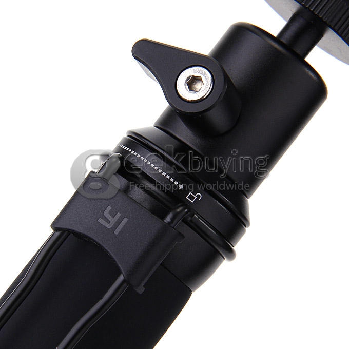 [Spain Stock] Xiaomi Yi Action Camera WiFi 16MP 1080P 60FPS Ambarella A7LS 155 Degree Wide Lens Bluetooth 40M Diving AV Out with Monopod - White (Travel)