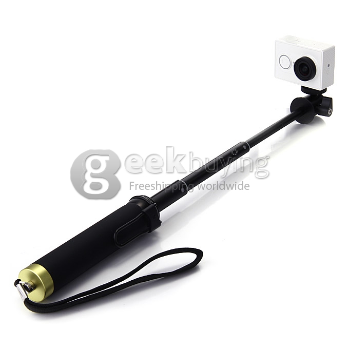 [Spain Stock] Xiaomi Yi Action Camera WiFi 16MP 1080P 60FPS Ambarella A7LS 155 Degree Wide Lens Bluetooth 40M Diving AV Out with Monopod - White (Travel)