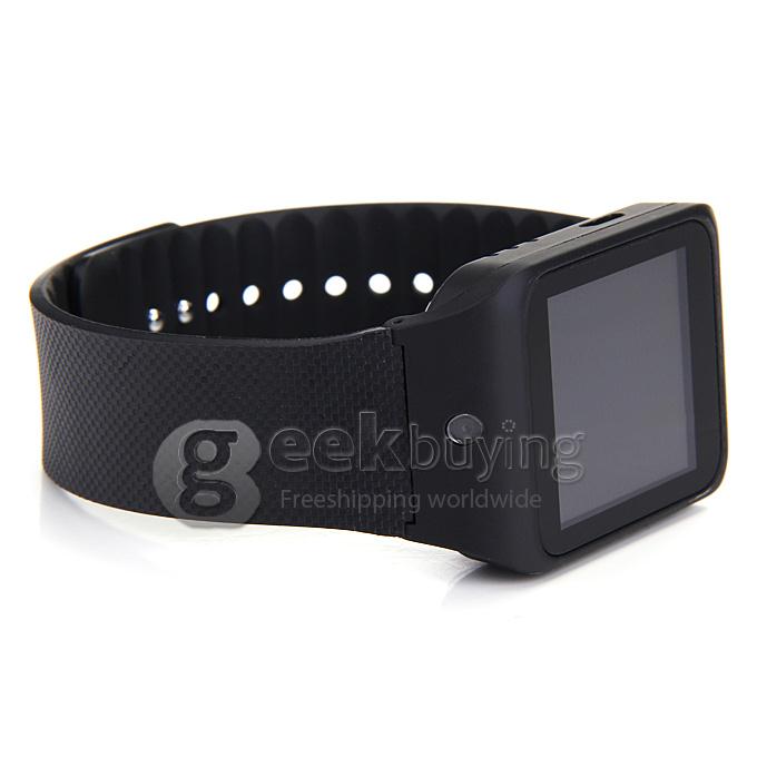 Atongm W003 Smart Watch Phone 1.44 Inch Touch Screen Bluetooth Camera FM - Black