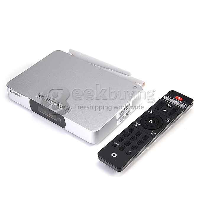 [Spain Stock]ZIDOO X9 Quad Core Smart XBMC KODI 4K TV BOX MSTAR HDMI-in Recorder Android OS 2G/8G 4K H.265 Player Dolby DTS w/ USB3.0 2G/5G WiFi BT
