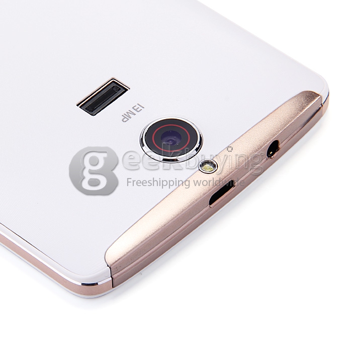 [HK Stock]Kingzone Z1 5.5inch 64Bit 4G LTE MTK6752 Octa Core 1.7 GHz Android 4.4 Smartphone 2GB 16GB HD JDI Screen NFC OTG - White