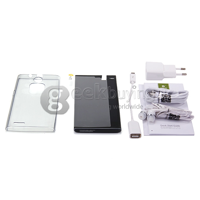 KINGZONE N3 Plus 5.0Inch 64Bit 4G LTE MTK6732 Quad Core 1.5GHz Android 4.4 2GB 16GB Smartphone 13.0MP IPS HD - Black