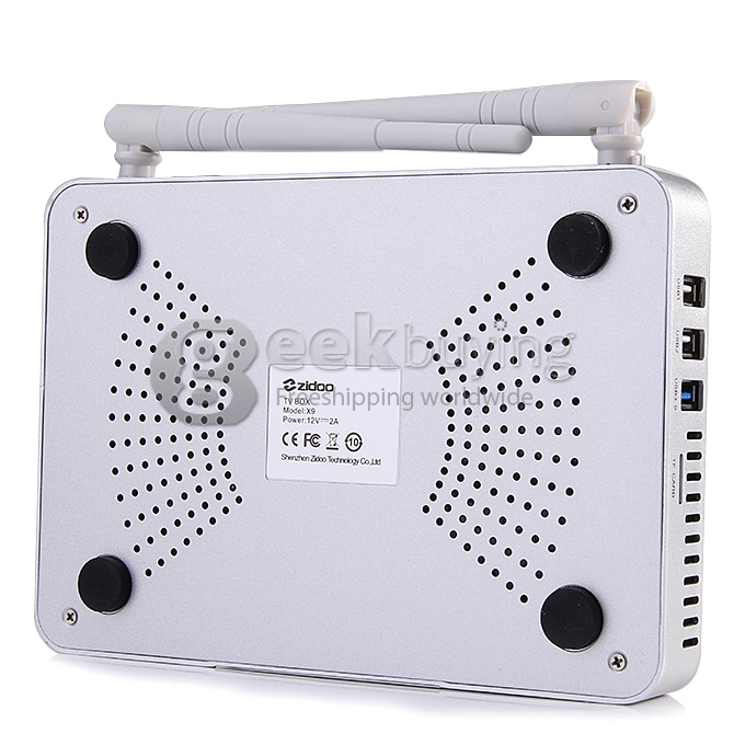 [Spain Stock]ZIDOO X9 Quad Core Smart XBMC KODI 4K TV BOX MSTAR HDMI-in Recorder Android OS 2G/8G 4K H.265 Player Dolby DTS w/ USB3.0 2G/5G WiFi BT
