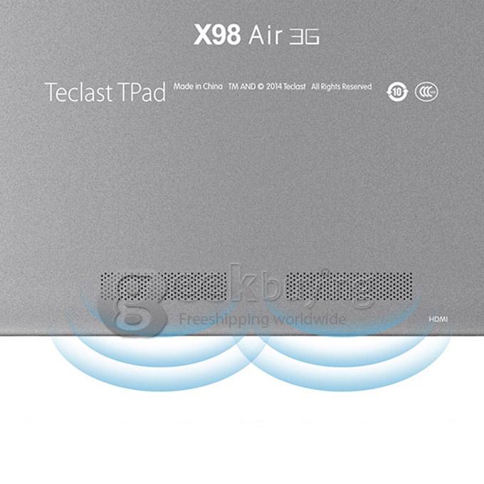 Teclast X98 Air 3G 9.7 Inch Tablet PC Intel Bay Trail-T Quad Core 2.16GHz Win8 2048*1536 IPS 2G/32G - White+Gray